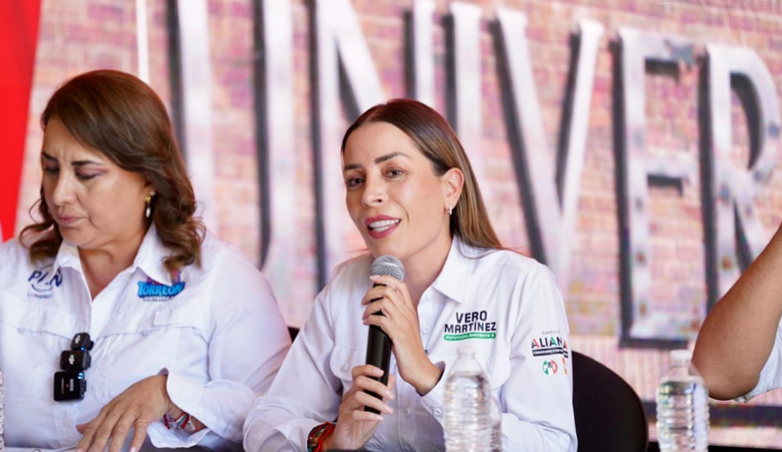 A casi un mes de campaña por la diputación del distrito 9, Verónica Martínez cerrará campaña impulsando una agenda incluyente
