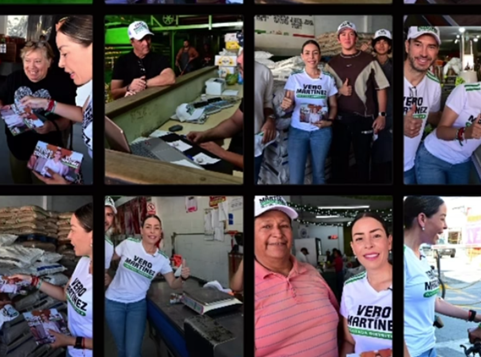 Verónica Martínez recorre el Mercado Abastos y reconoce el esfuerzo de las familias trabajadoras de Torreón