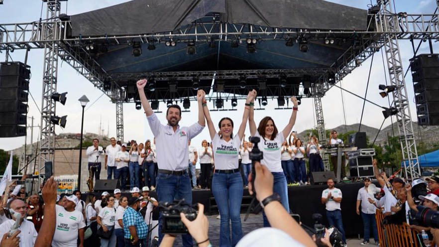 Verónica Martínez cierra campaña en Torreón con llamado a fortalecer la seguridad en Coahuila