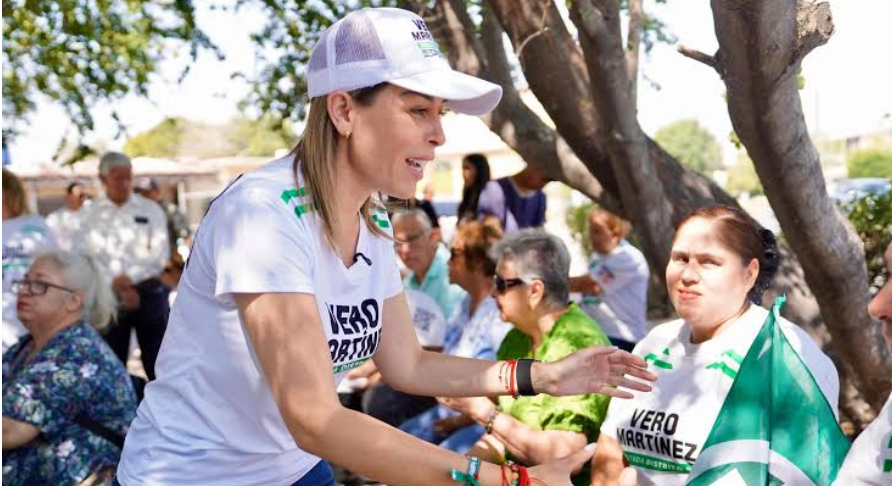 Verónica Martínez invita a identificar el PRI en la boleta y participar en la elección